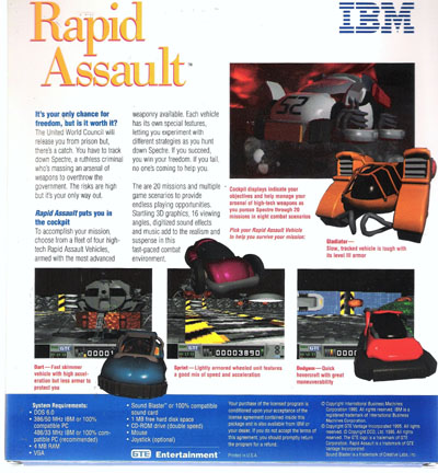 rapid assault rear